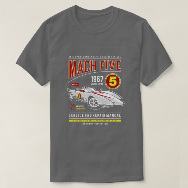 Mach 5 1 T-Shirt (Design Front)