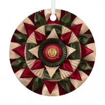 MACH Dog Agility Rosette Custom Christmas