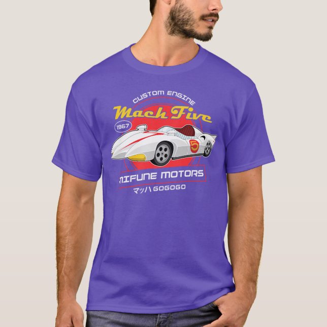 Mach Five Mifune Motors Speed Racer T-Shirt (Front)