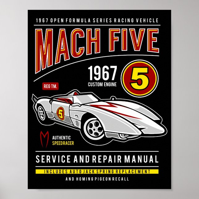 Mach Five Speed Racer  Poster (Front)