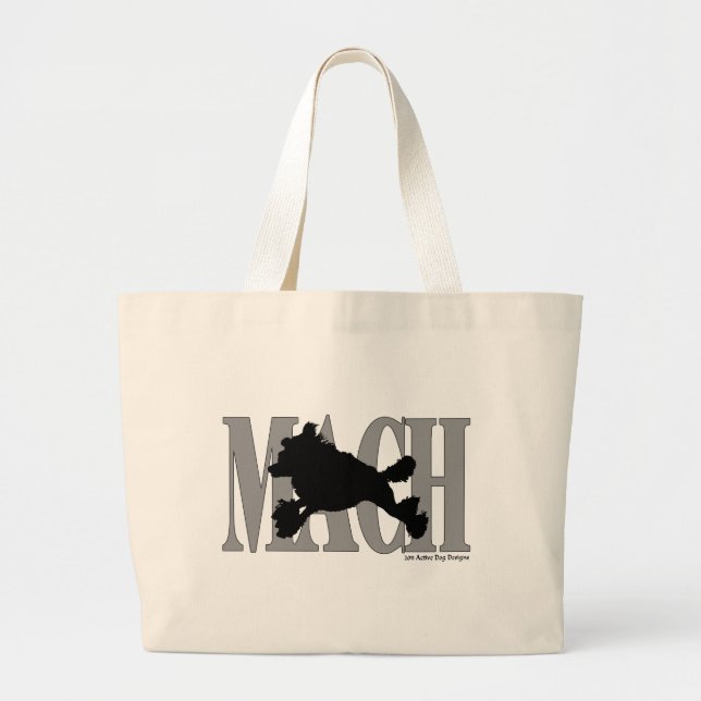MACH Poodle Large Tote Bag (Front)