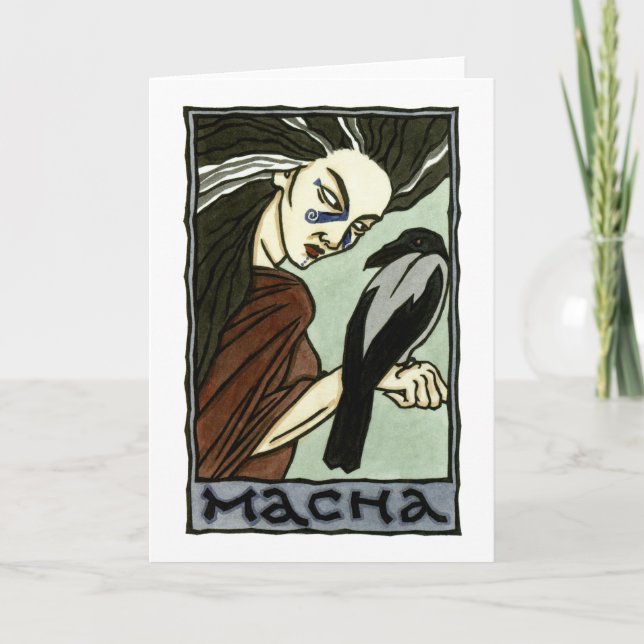 Macha Greeting Card (Front)