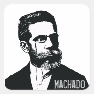 Machado de Assis Square Sticker