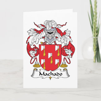 Machado Family Crest Card