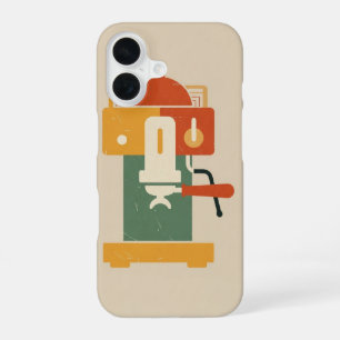 Machine à Espresso Vintage iPhone 16 Case