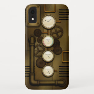 Machine Age Steampunk Clockwork Vintage Tech iPhone XR Case