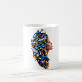 Machine-Aided Thinking | Futuristic Intelligence Coffee Mug