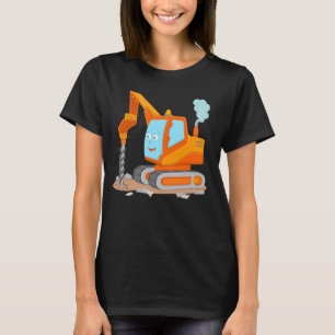Machine, construction site, construction vehicle, T-Shirt