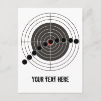 Machine gun bullet holes over shooting target