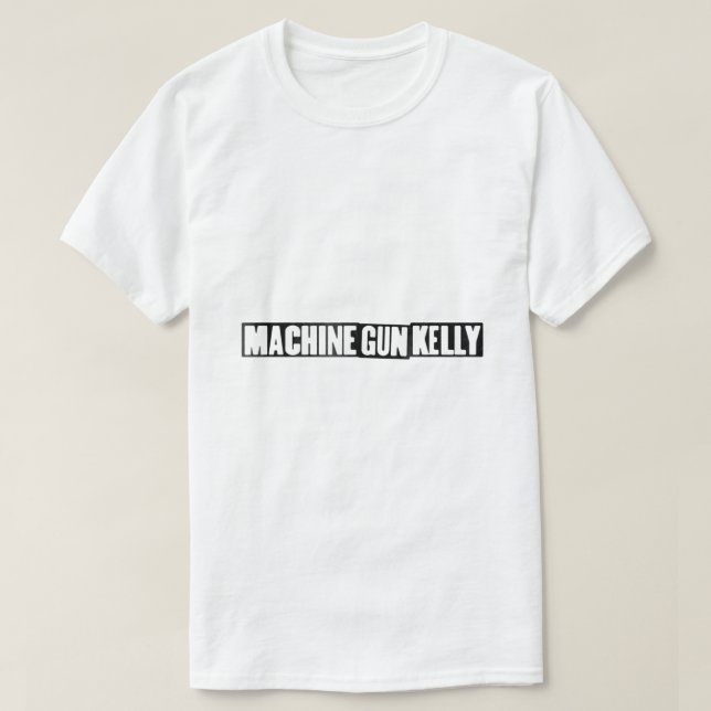 Machine Gun Kelly  MGK Black Logo  T-Shirt (Design Front)