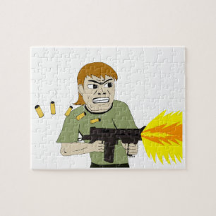 machine gunner jigsaw puzzle