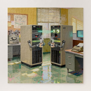 “Machine Language”  -  Humourous Technology        Jigsaw Puzzle