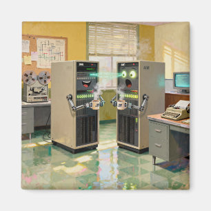 “Machine Language”  -  Humourous Technology        Magnet