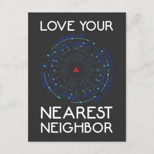 Machine Learning Nearest Neighbour Algorithm AI Postcard