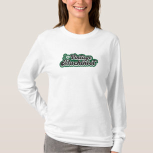 Machine Mechanic CNC Machinist Retro Funny Gift T-Shirt