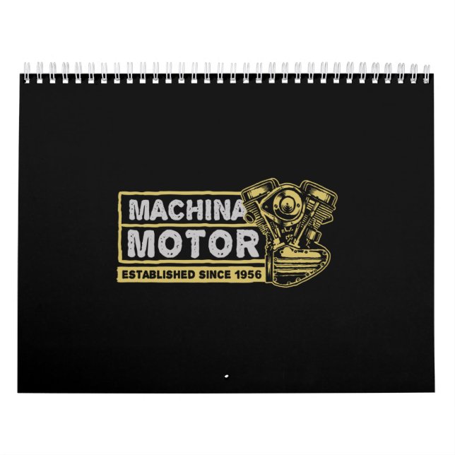machine motor calendar (Cover)