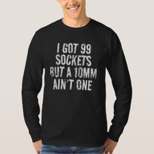 Machine Repair Mechanic Engineer Sockets T-Shirt