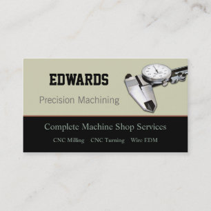 Machine Shop Business Card