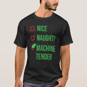 Machine Tender Funny Pajama Christmas T-Shirt