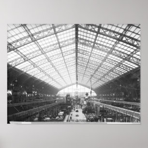 Machinery Hall, Universal Exhibition Poster