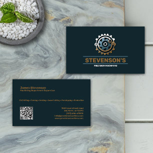 Machining and Metal Fab Business Card