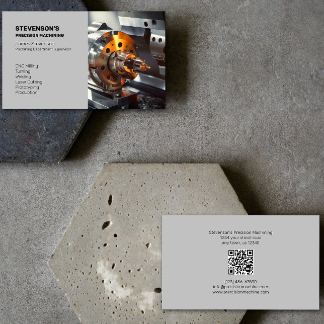 Machining and Metal Fab Business Card (Creator Uploaded)