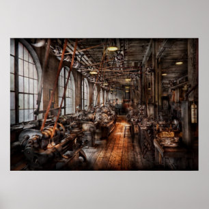 Machinist - A fully functioning machine shop Poster