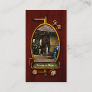 Machinist - Backyard machinists 1942 Business Card