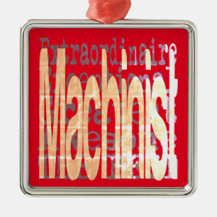 Machinist Extraordinaire Metal Tree Decoration