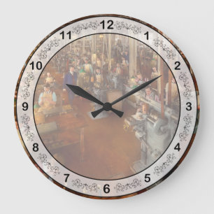 Machinist - Hands on work 1904 Large Clock