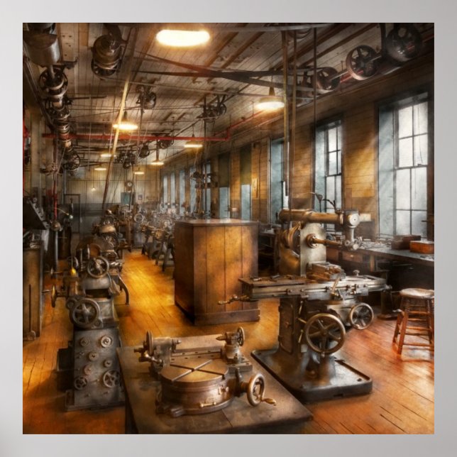 Machinist - Industrious Society Poster (Front)