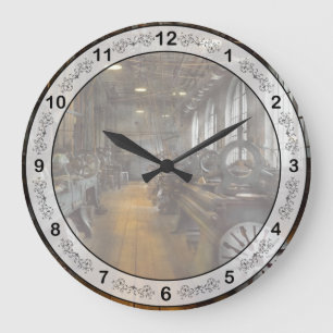 Machinist - Lathes - The original Lather Disc Large Clock