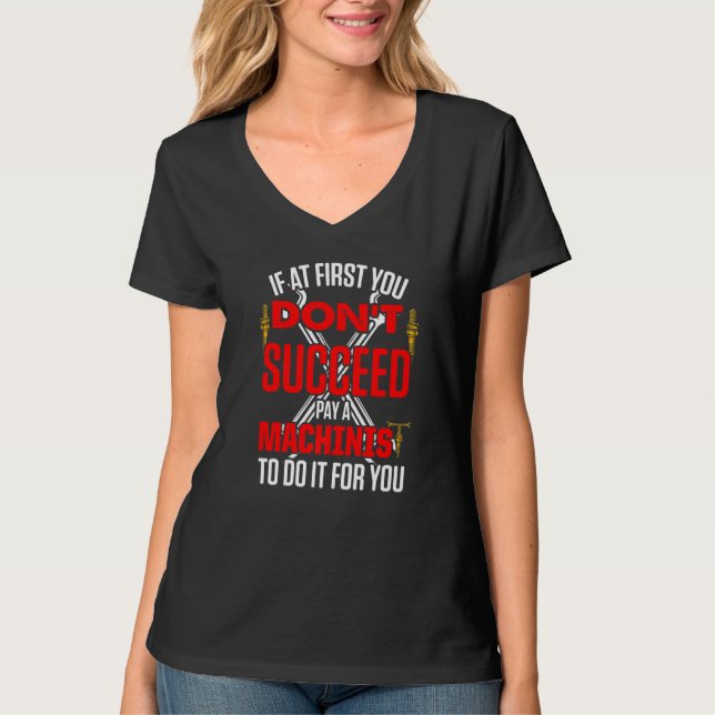 Machinist Machine Operator Machining   11 T-Shirt (Front)