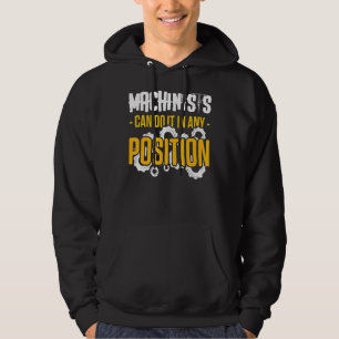 Machinist Machine Operator Machining 2 Hoodie