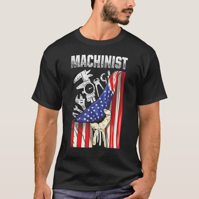 Machinist Machine Operator Machining 40 T-Shirt (Front)