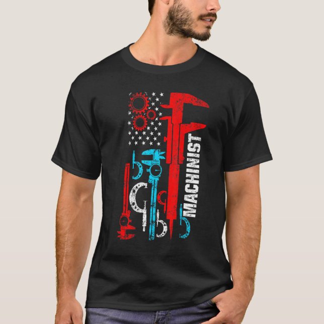 Machinist Machine Operator Machining 52 T-Shirt (Front)