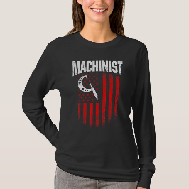 Machinist Machine Operator Machining 79 T-Shirt (Front)