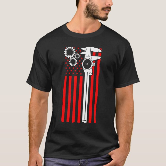 Machinist Machine Operator Machining 87 T-Shirt (Front)