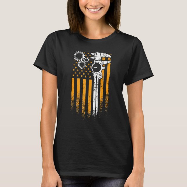 Machinist Machine Operator Machining 90 T-Shirt (Front)