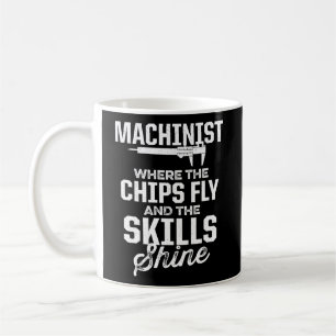 Machinist Machine Operator Tools Machining Enthusi Coffee Mug