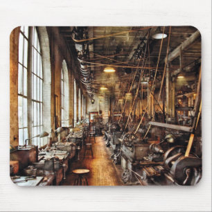Machinist - Machine Shop Circa 1900's Mouse Mat