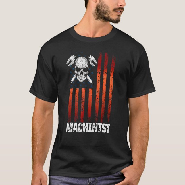 Machinist Mentors Machine Operator Machining 1 T-Shirt (Front)