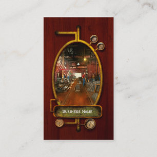 Machinist - Pumping out parts 1905 Business Card