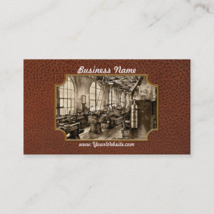 Machinist - Safety First Business Card