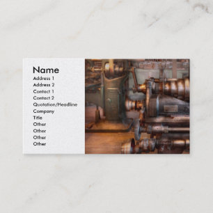 Machinist - Steampunk - 5 Speed Semi Automatic Business Card