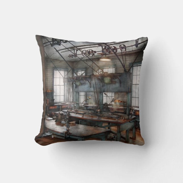 Machinist - Steampunk - The contraption room Cushion (Front)