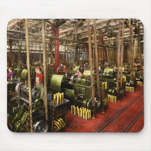 Machinist - War - Belts and Bombs 1916 Mouse Mat (Front)