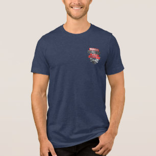 Machinist With An Attitude Mechanical Engineer Tri-Blend Shirt