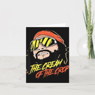 Macho Cream Of Crop Oh Yeah Retro Funny Vintage  Card