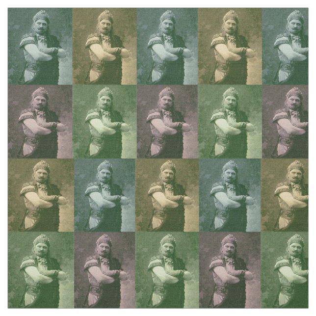 macho macho man fabric (Swatch)